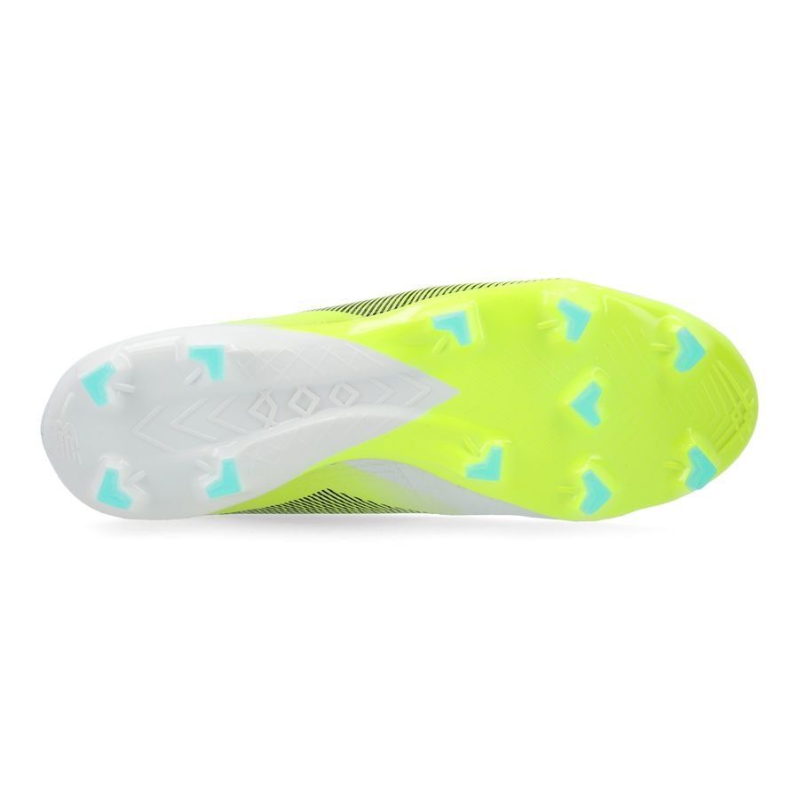 New Balance Furon V7 Pro FG - Blanc/Violet/Jaune Fluo