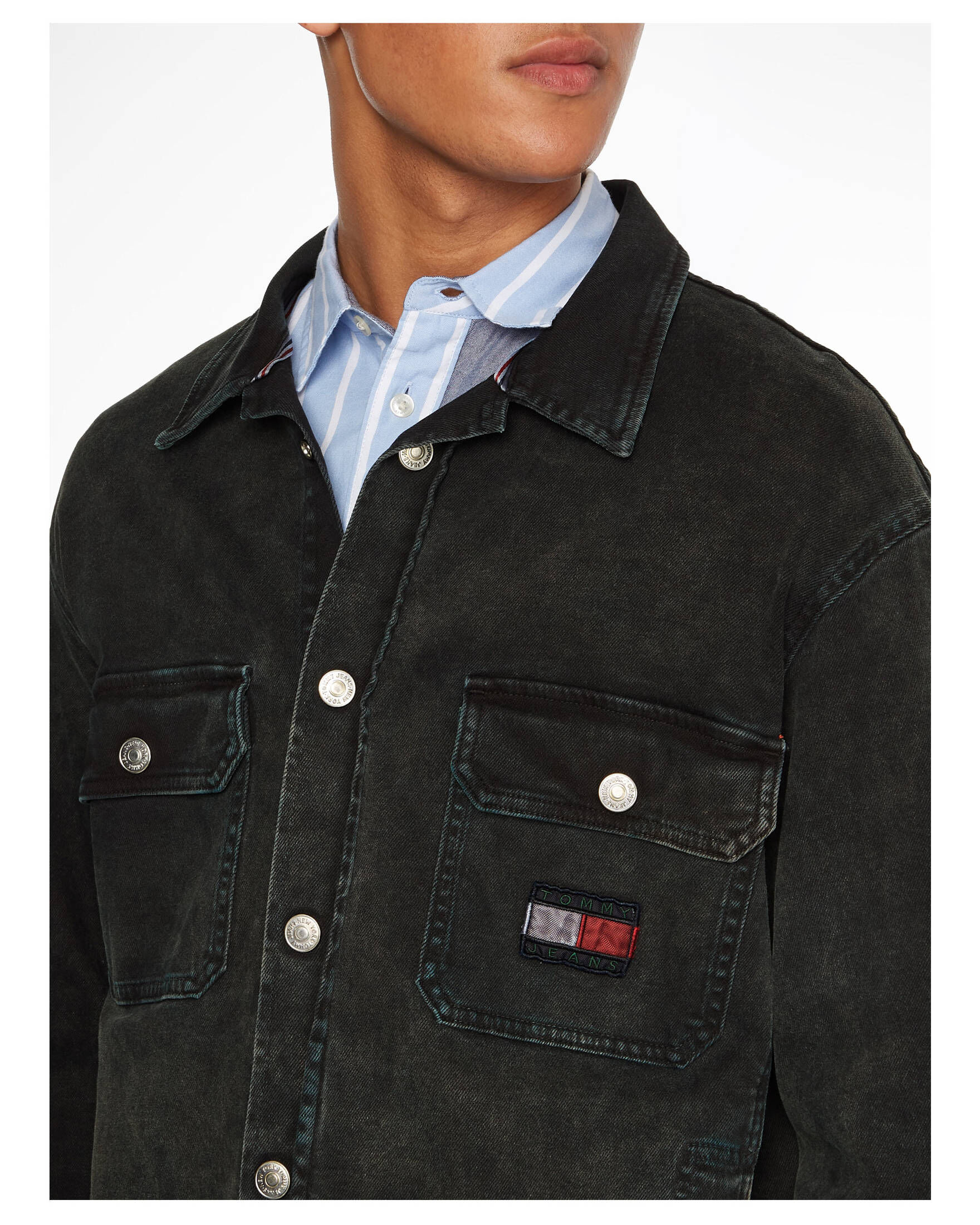 Tommy Jeans| Herren Jeans-Hemdjacke