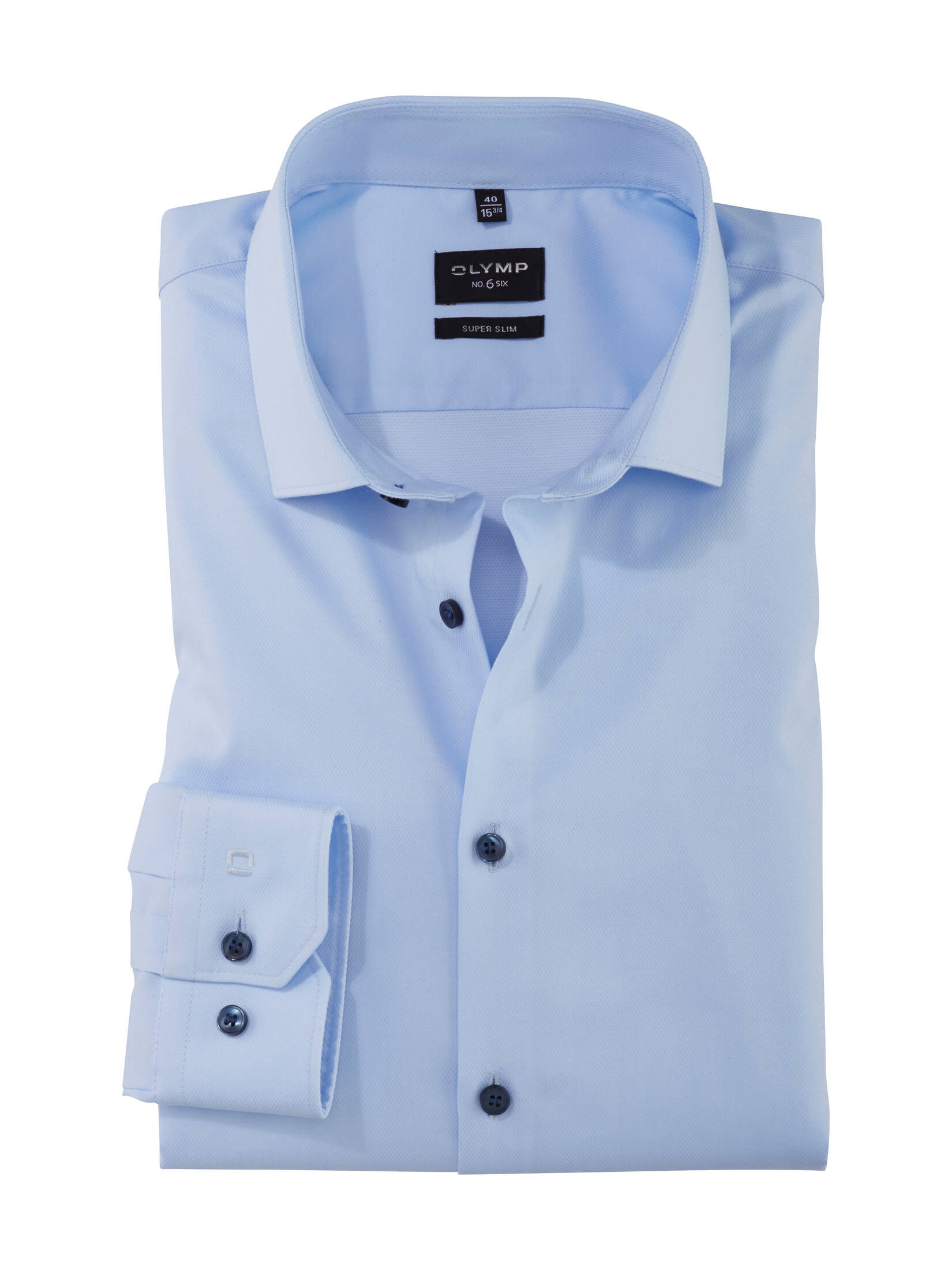 OLYMP| Herren Hemd NO. SIX Super Slim Fit Langarm