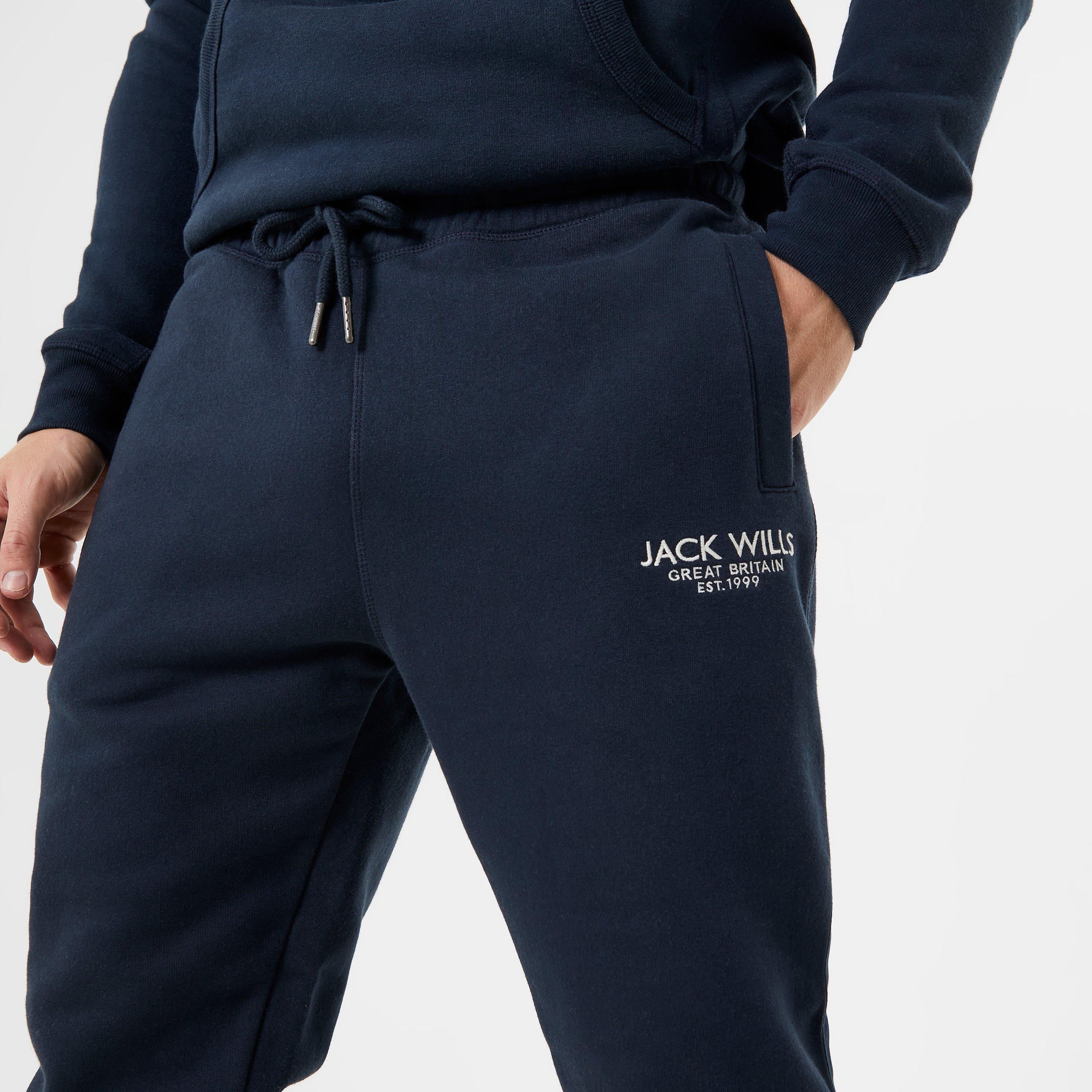 Jack Wills JW Haydor Logo Joggers Mens