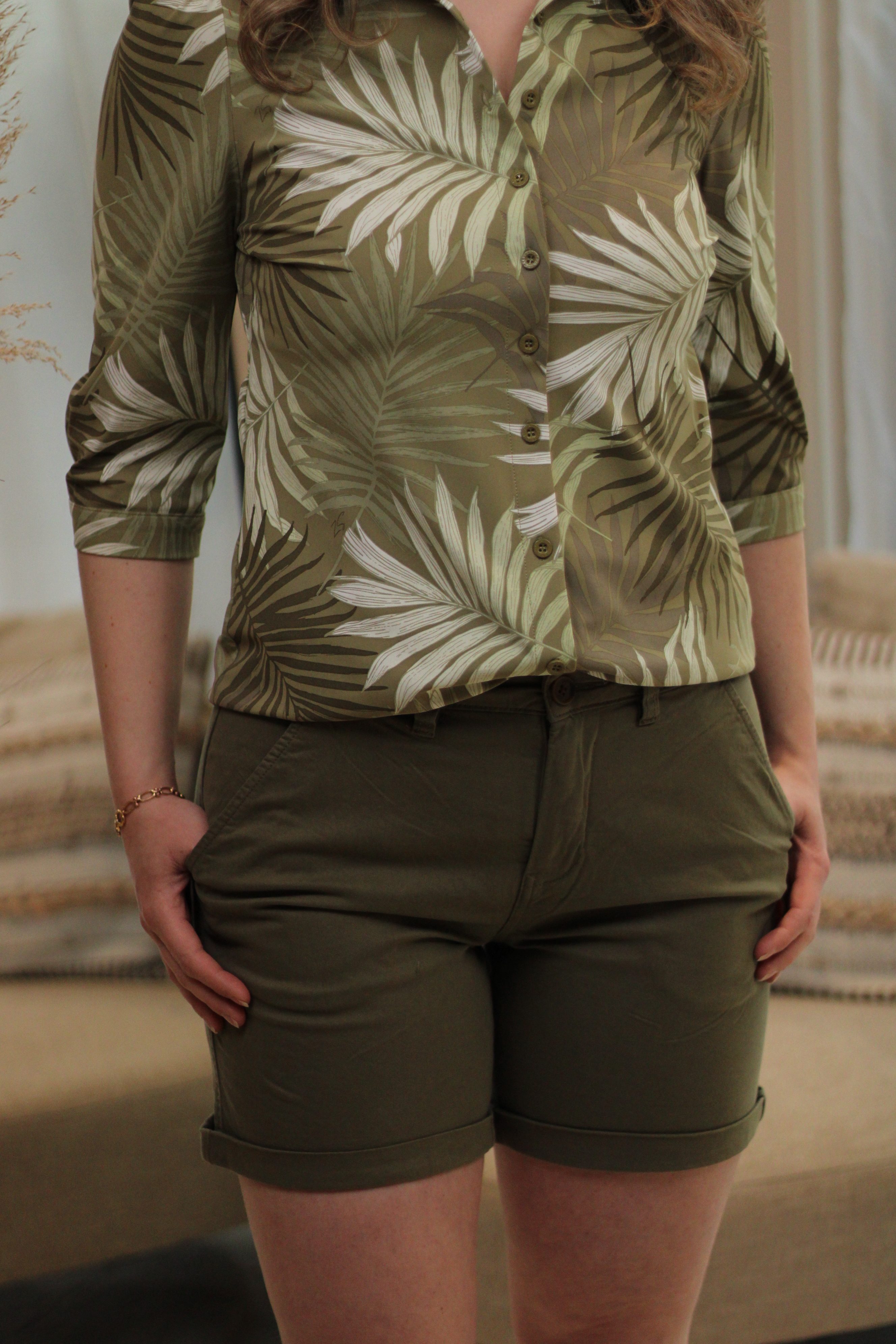 Culture - Brita Shorts - Burnt Olive