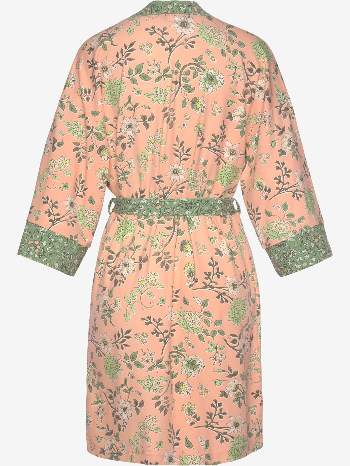 Kimono  peignoir fantaisie avec imprimé floral