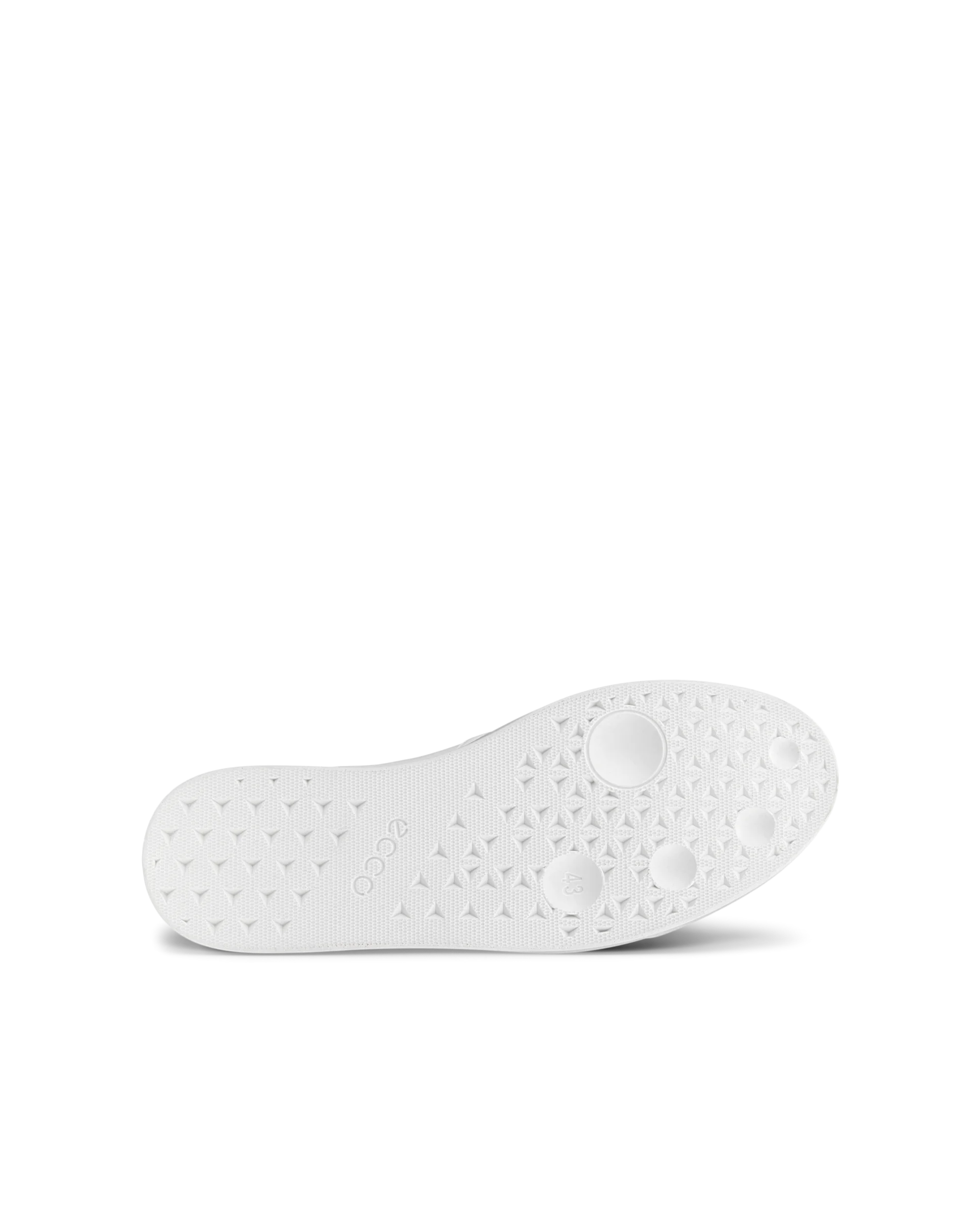 ECCO STREET LITE M Herren Slip-On-Sneaker aus Leder Weiß