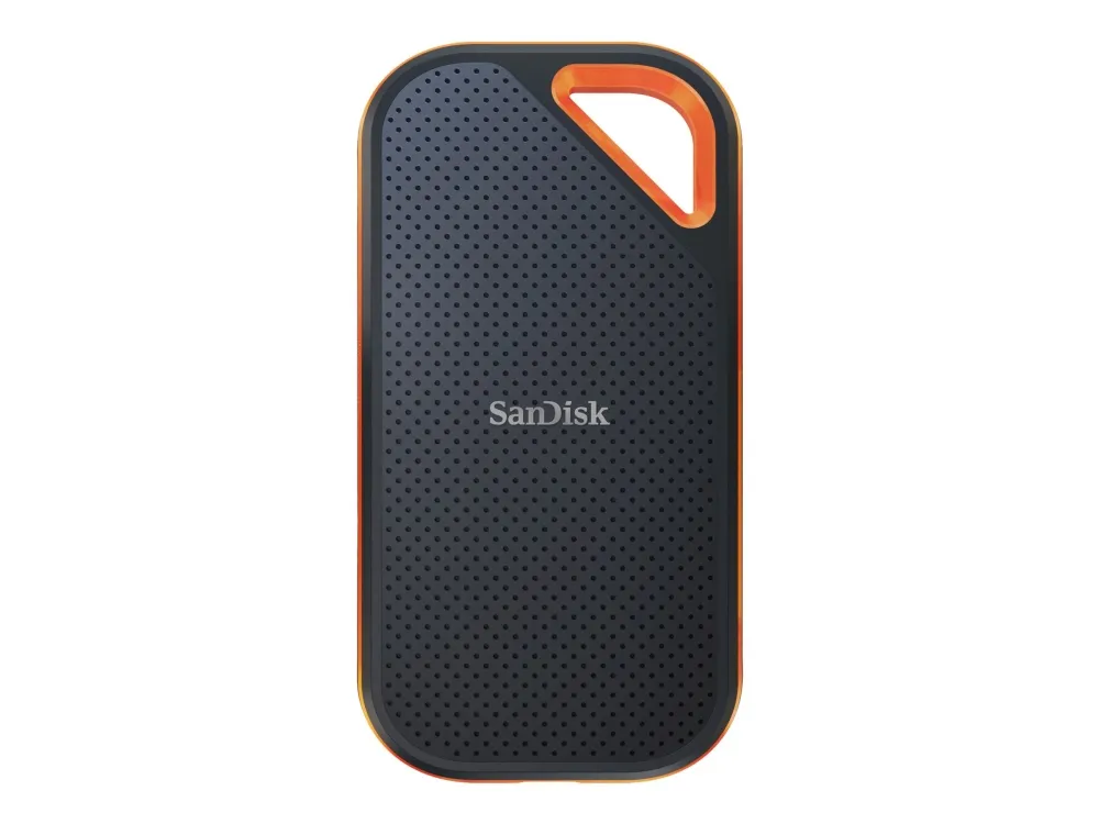 SanDisk Extreme PRO Portable - SSD - krypteret - 2 TB - ekstern (bærbar) - USB 3.2 Gen 2x2 - 256-bit AES - for Intel Next Unit of Computing 13 Pro Kit - NUC13ANHi5