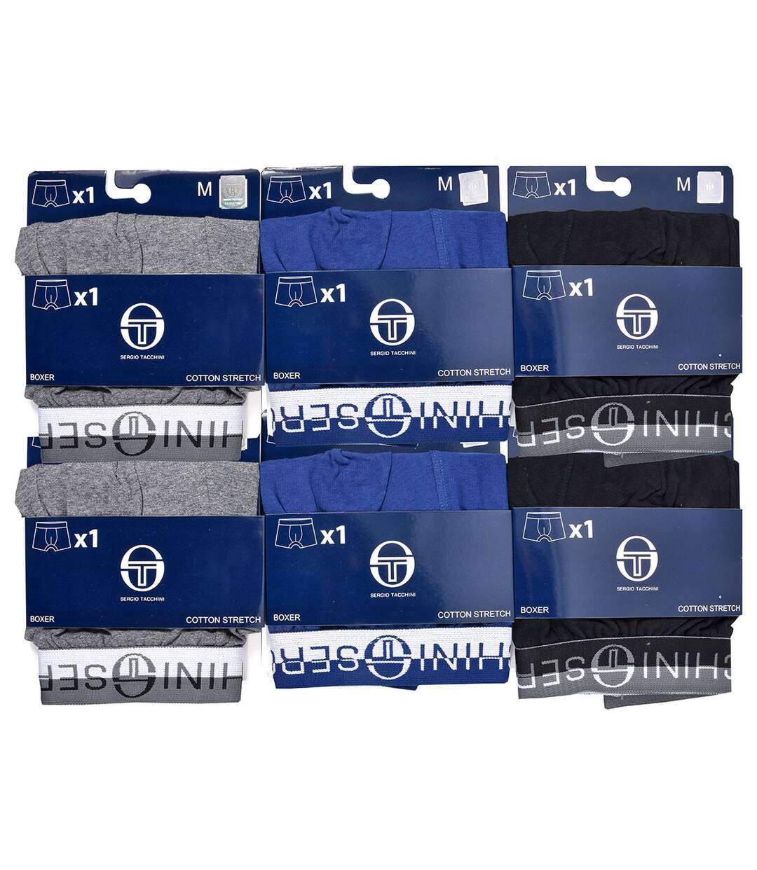 Boxer Homme SERGIO TACCHINI Lot de 6 Pack de 6 Boxers 5913