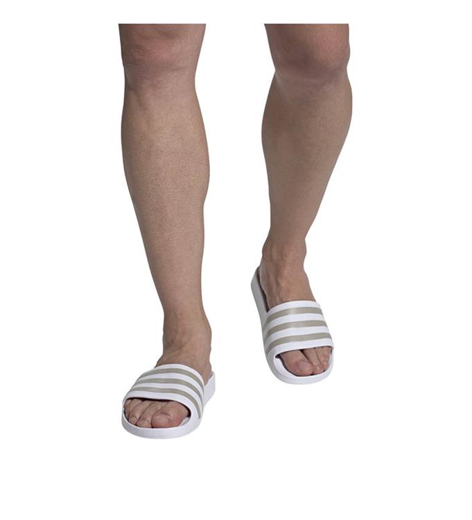 adidas ADILETTE AQUA ftwwht/plamet/ftwwht