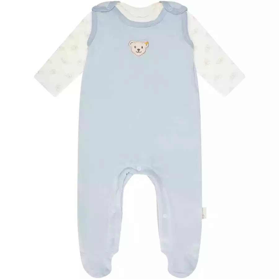Steiff Strampler-Set celestial blue