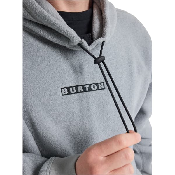 Veste polaire snowboard BURTON CINDER HOODED PULLOVER GRAY HEATHER
