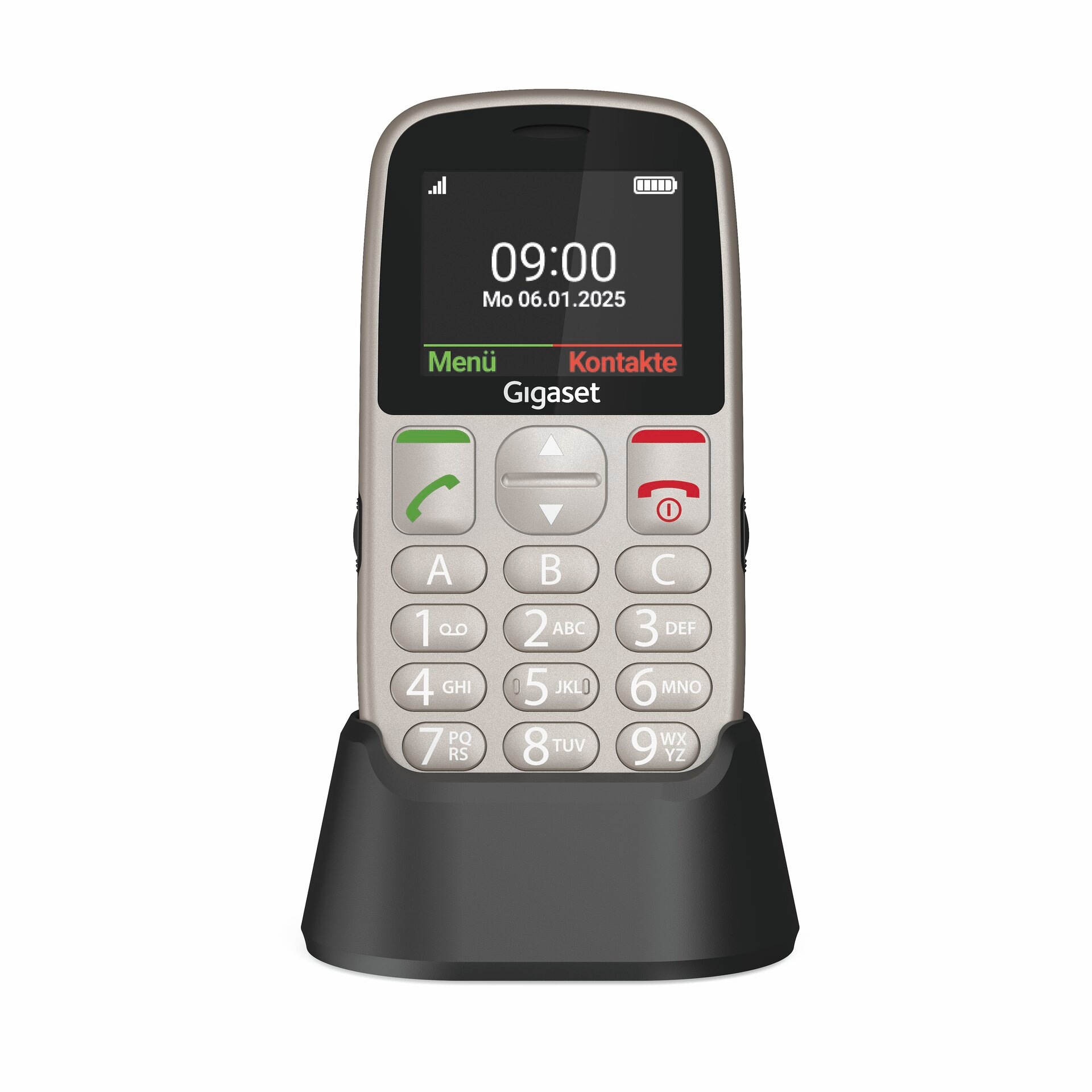 Gigaset Handy »GL395 2G-Mobiltelefon« Silber