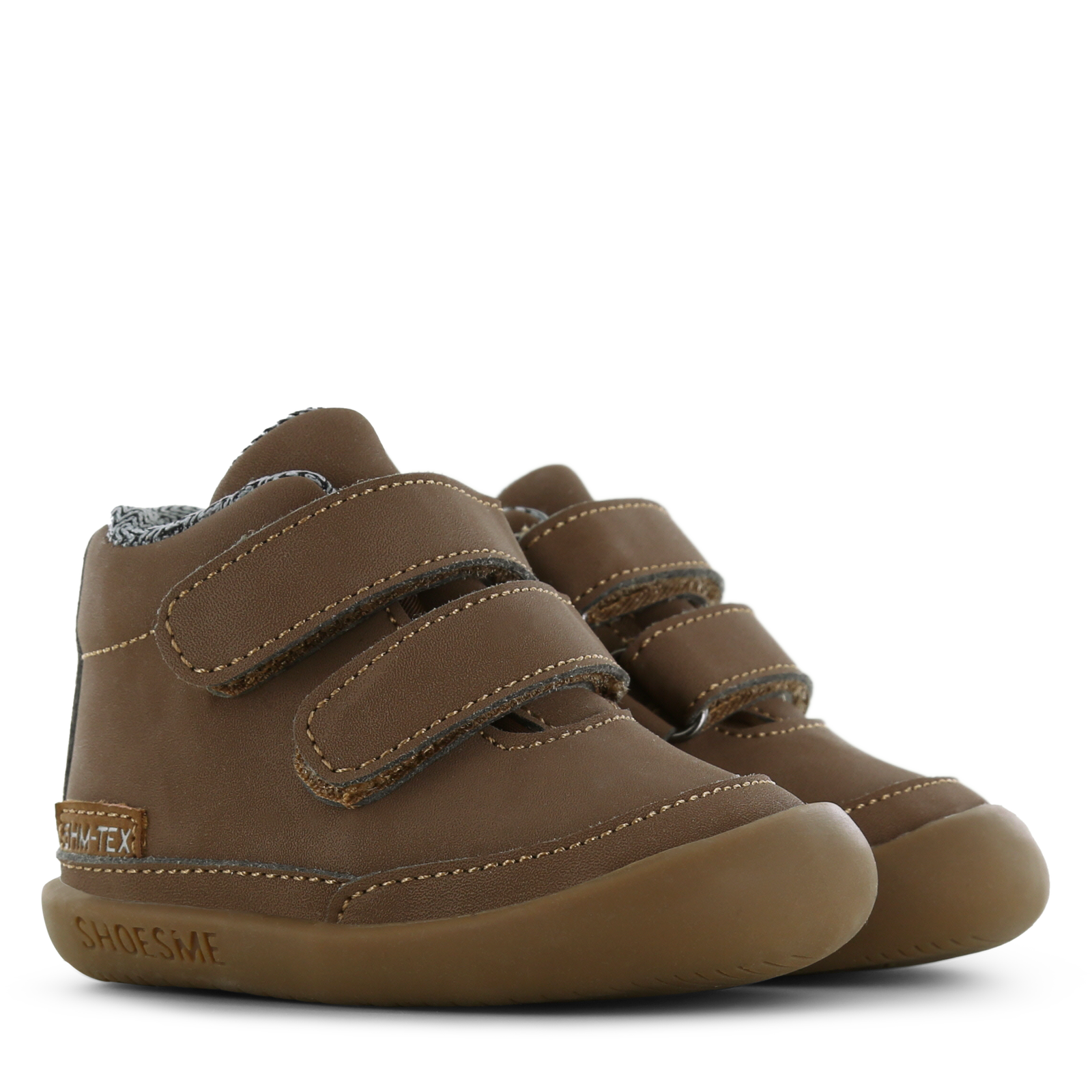 Shoesme Water-Proof bruine bootie Microfiber leer | Uni schoenen