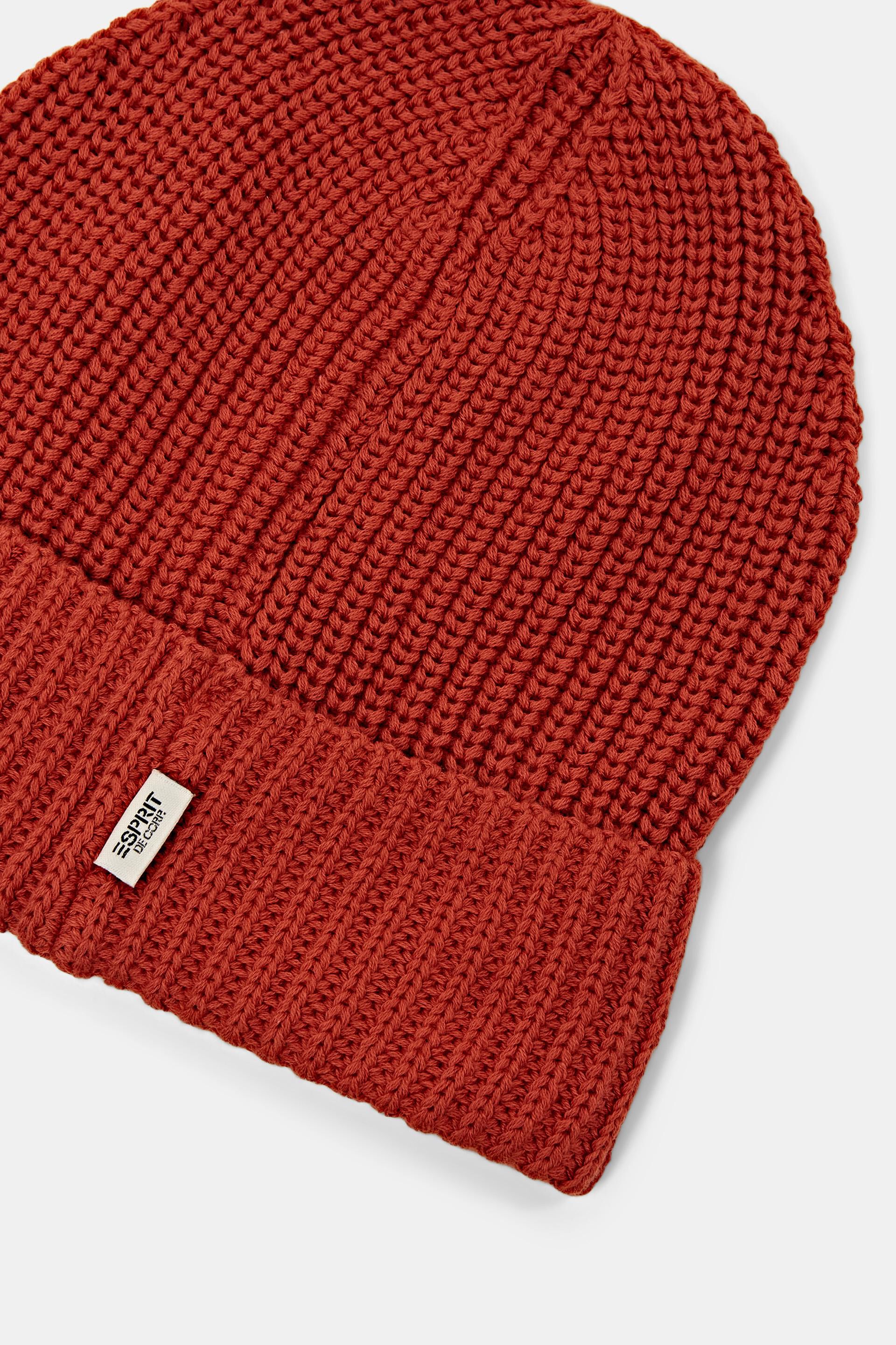 Bonnet de pêcheur en maille côtelée