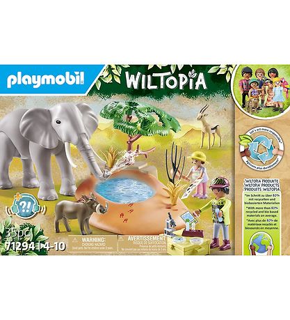 Playmobil Wiltopia - Smuttur Til Vandhullet - 35 Teile - 71294