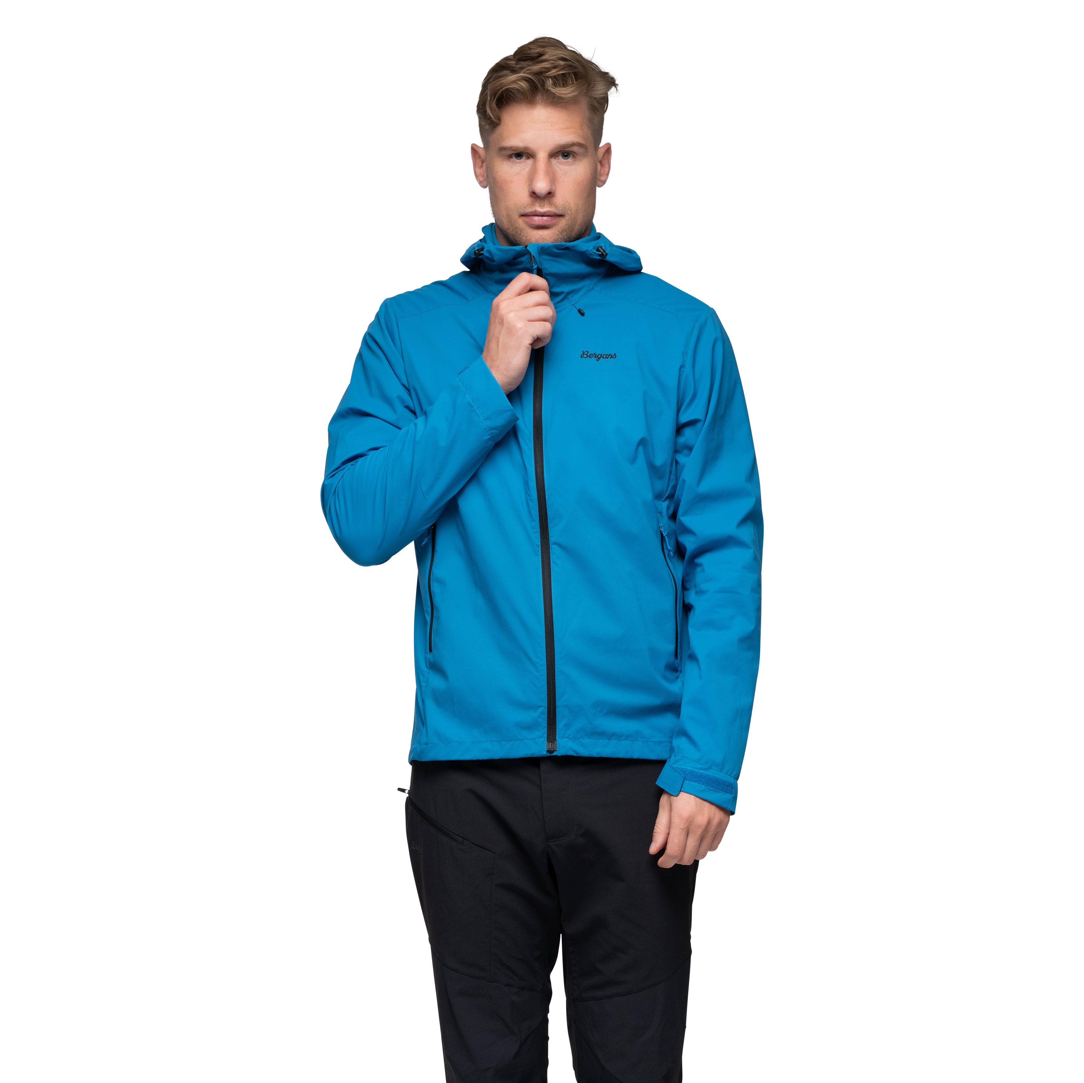 Rabot Windbreaker Jacket Men Dark Aqua Lagoon