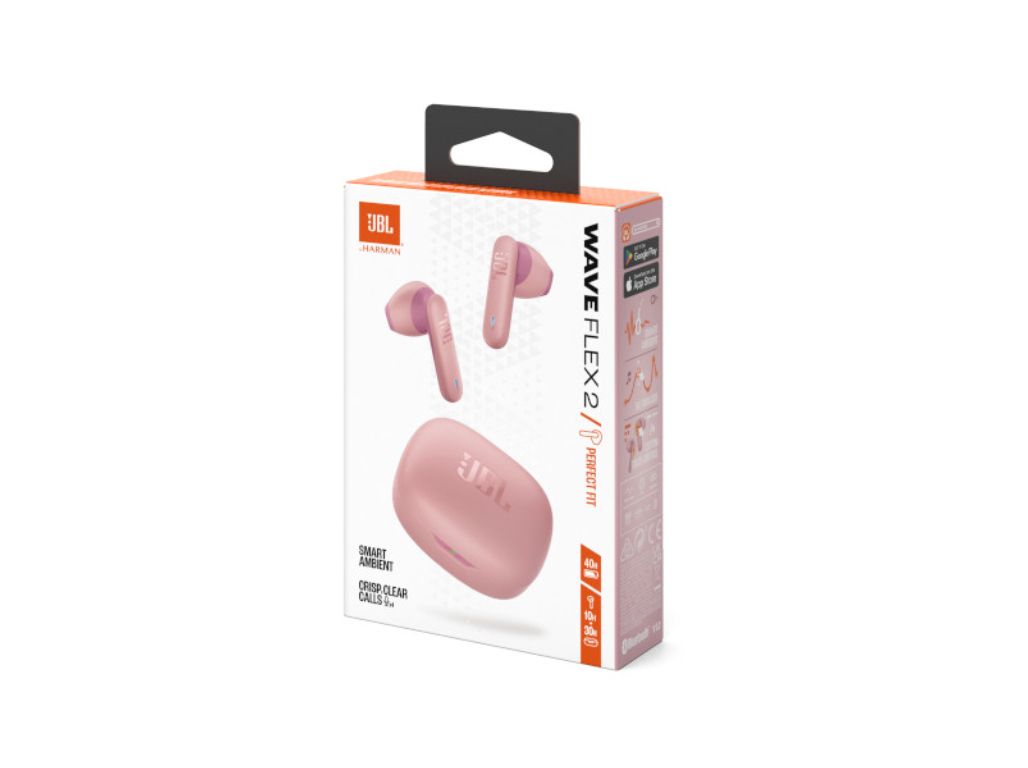 AURICULARES JBL WAVE FLEX 2 ROSA