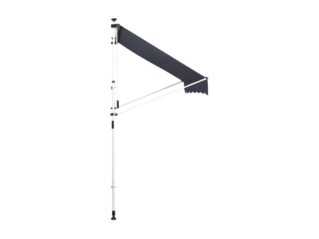 Auvent - Tissu - 200 x 120cm - Anthracite - Westerly