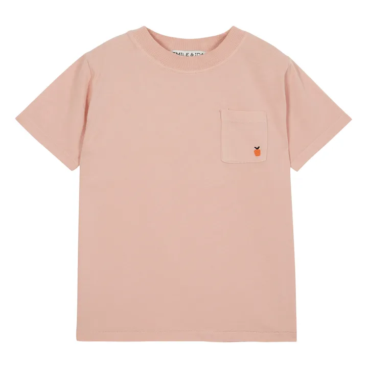 Emile et Ida T-Shirt Coton Bio | Rose pâle