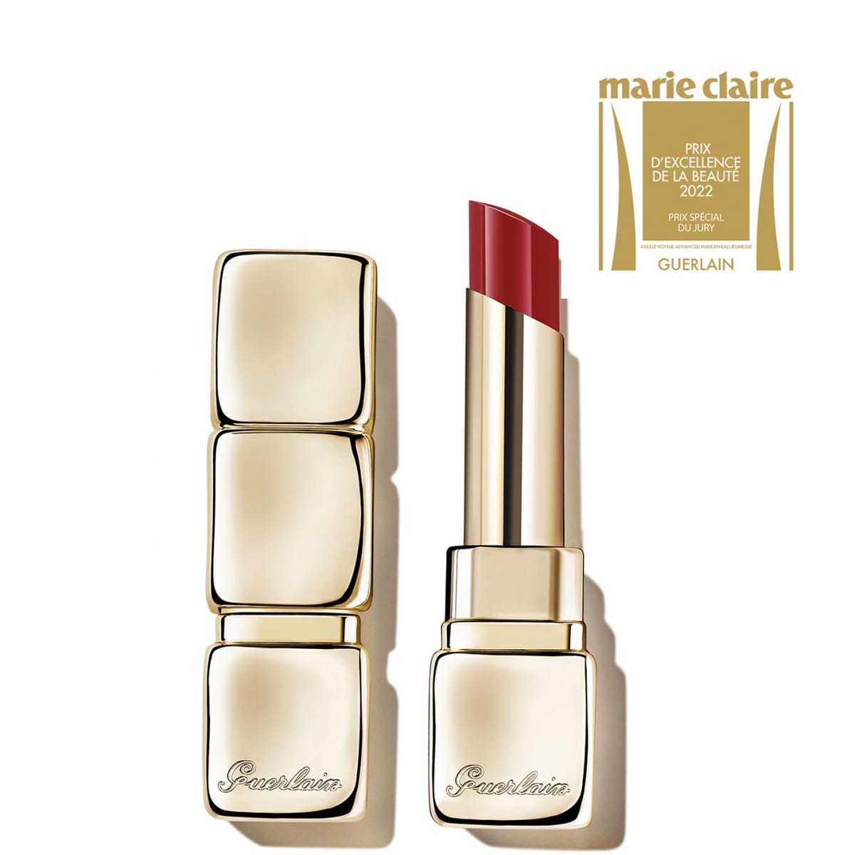GUERLAIN KissKiss Shine Bloom Rouge brillant 95% d'ingrédients d'origine naturelle*