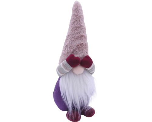 Kerstman Lafiora H 32cm roze