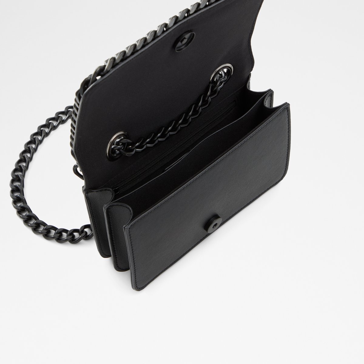 Minigreenwald Black Synthetic Smooth Women Crossbody Bags
