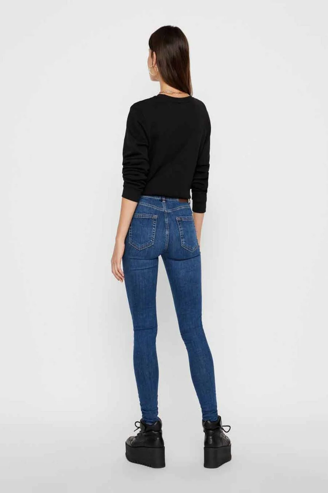 Pieces Delly Skinny MW Jeans