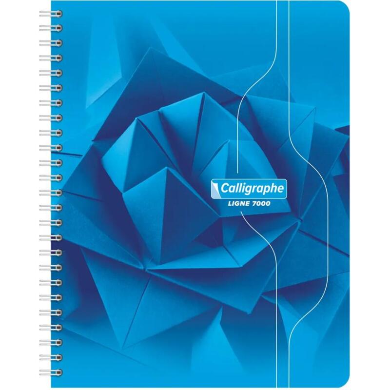 Cahier reliure intégrale 7000 17x22 cm 100 pages grands carreaux 70 g - Assortis