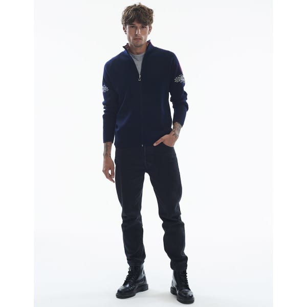 Pull DALE OF NORWAY SPIRIT M JACKET NAVY OFFWHITE RASPBERRY