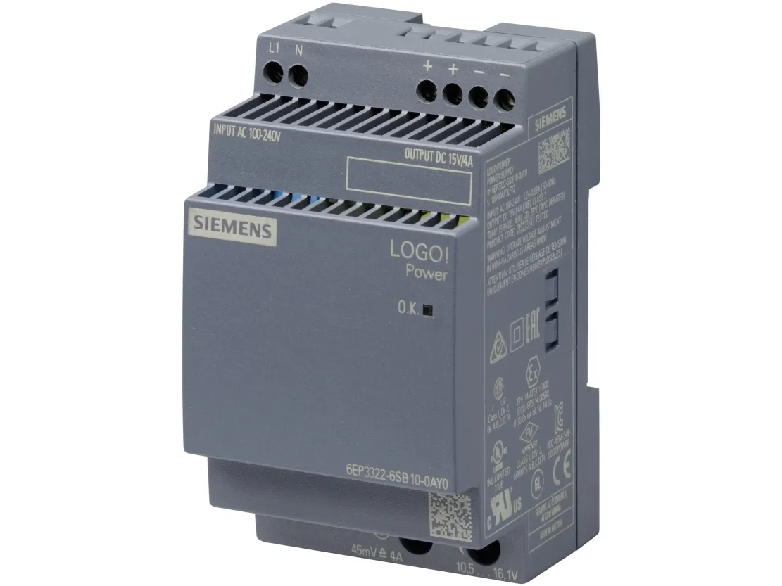 Siemens 6EP3322-6SB10-0AY0, Indendørs, Flerfarvet, 67 mm, 73 mm, 96 mm, 230 g