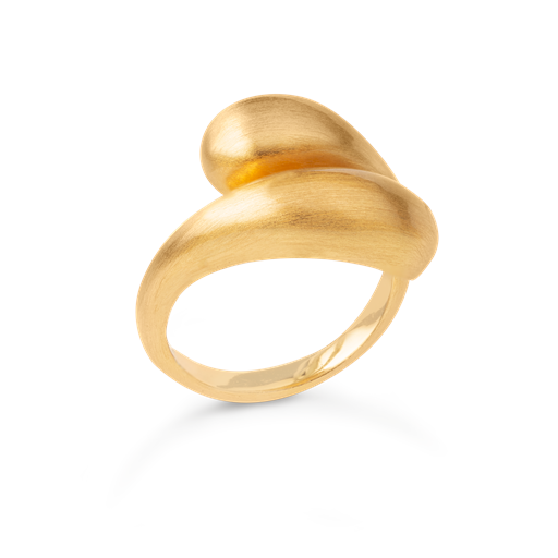 byBiehl Ocean Flow Duo Ring, Guld, 50