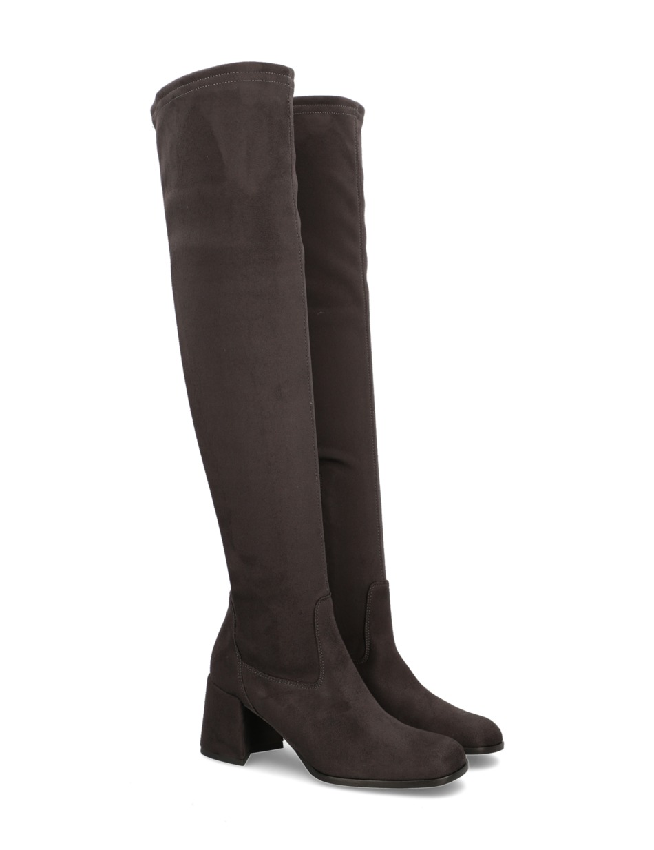 Lederimitat/Textil Overknee