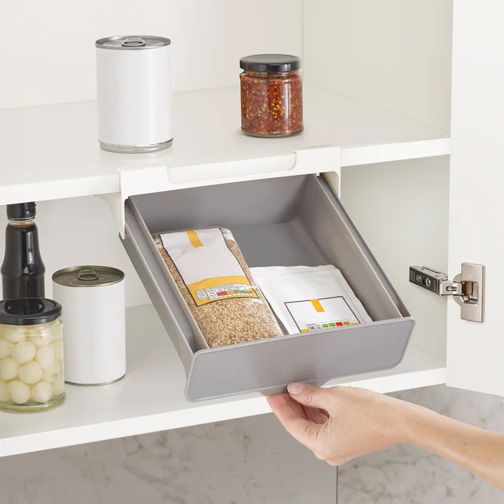 Joseph Joseph - CupboardStore Organizer für Regalunterseite, large, grau