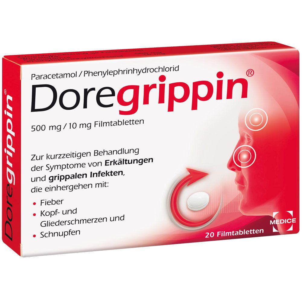 Doregrippin Tabletten bei Erkältungsschmerzen