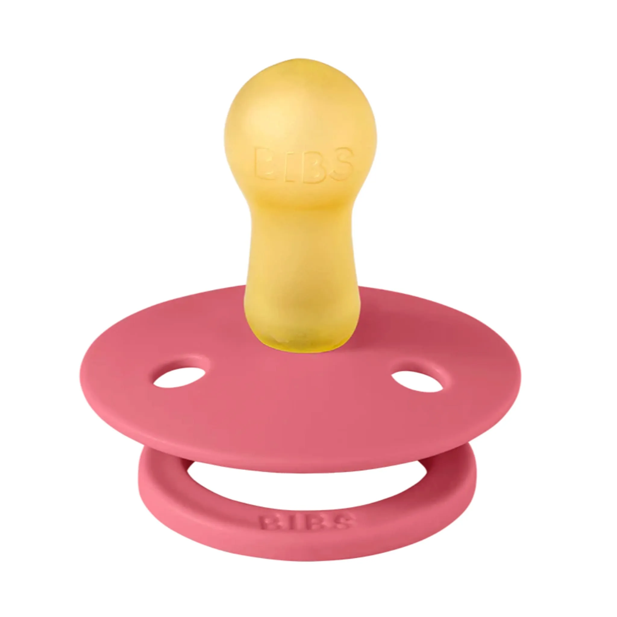 Bibs Suce Bibs 0-6mois Paquet de 2 - Rose  Corail (Grandeur 1)