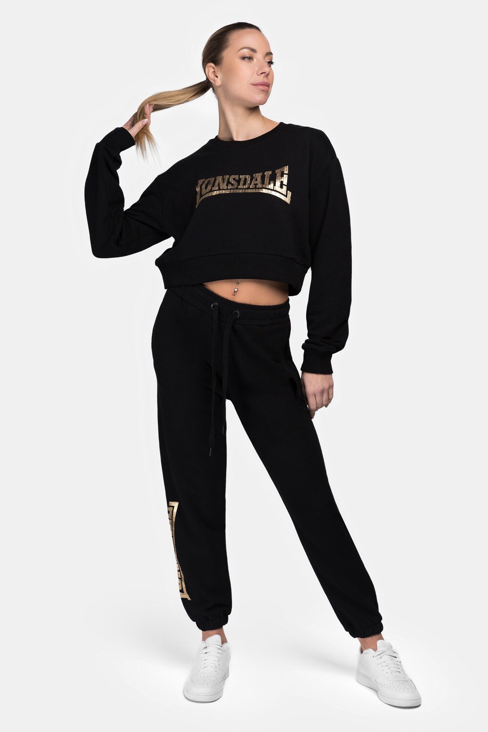 Lonsdale Frauen Rundhals Sweatshirt Cropped CULBOKIE