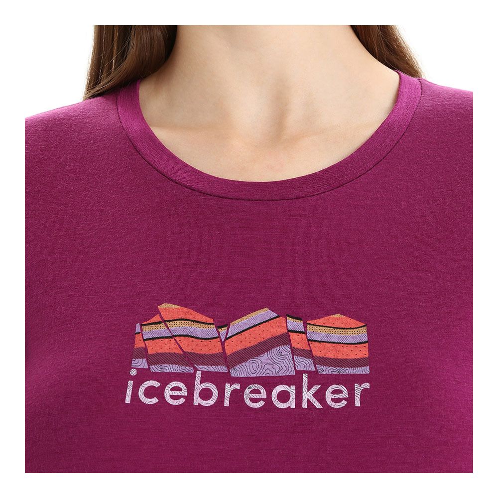 Icebreaker TECH LITE II - Tee-shirt Femme go berry