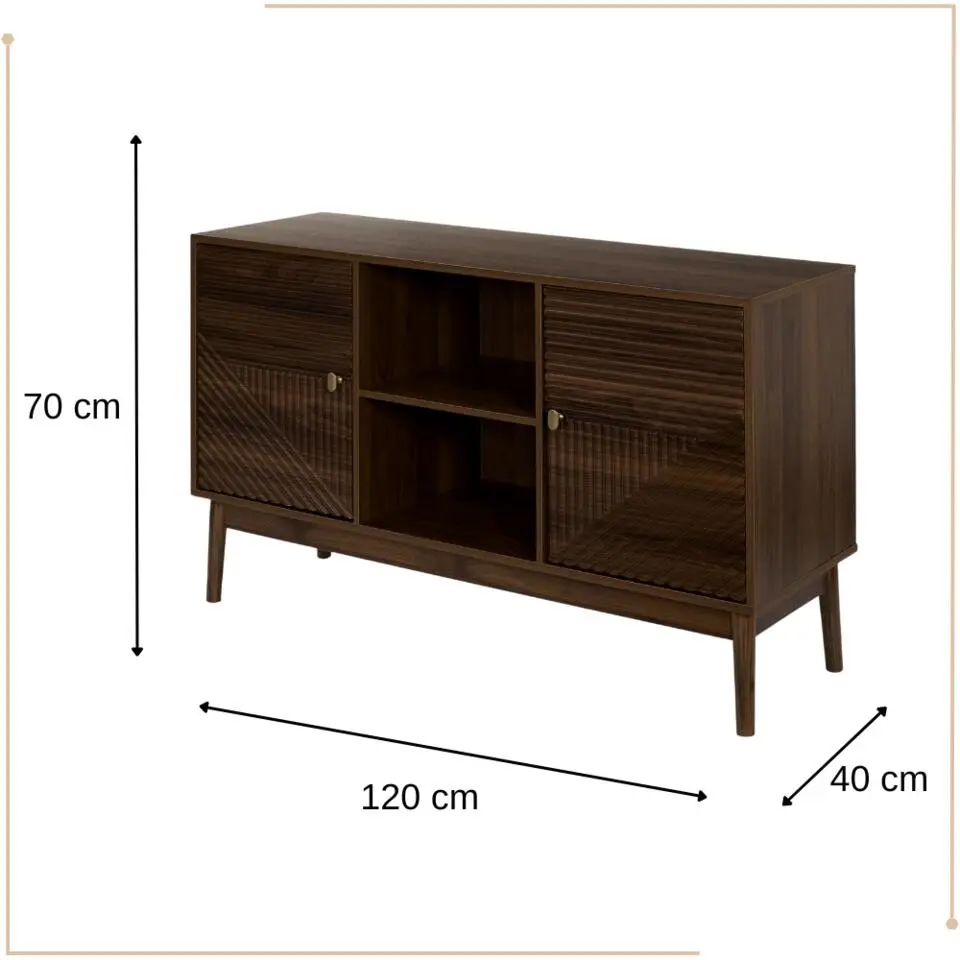 MISOU TV Meubel Tiffany - Bruin