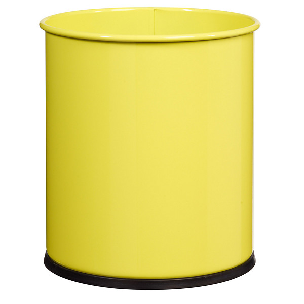 ROSSIGNOL Corbeille a papier papea - 15l - jaune soufre