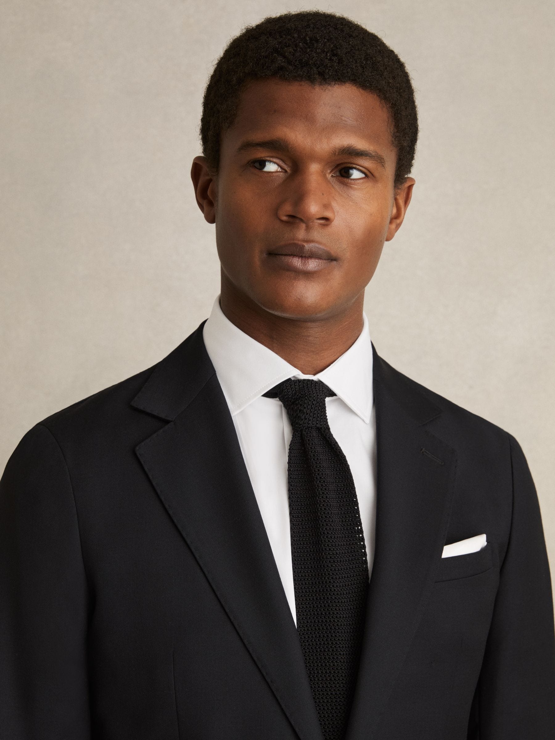 Wit - Slim Fit - Reiss Remote Cotton-Satin Cutaway-Collar Shirt