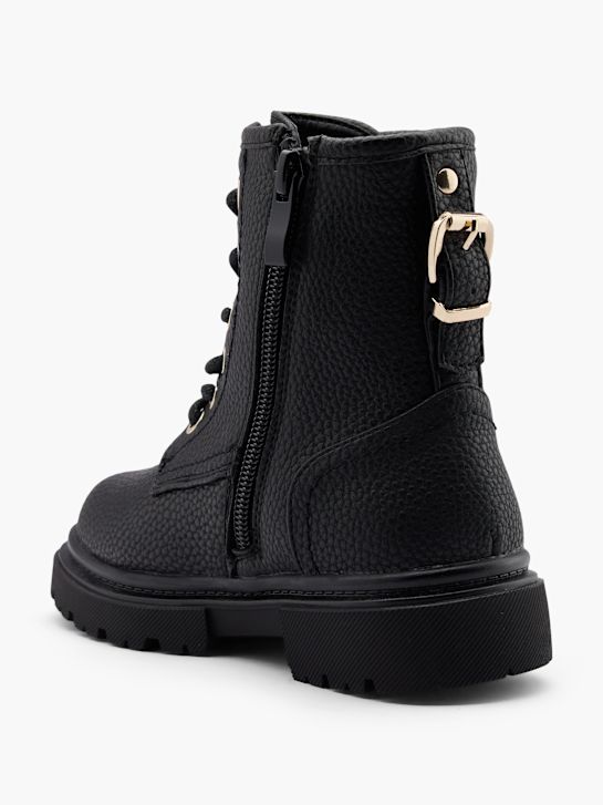 Graceland Schnür-Stiefelette Schwarz