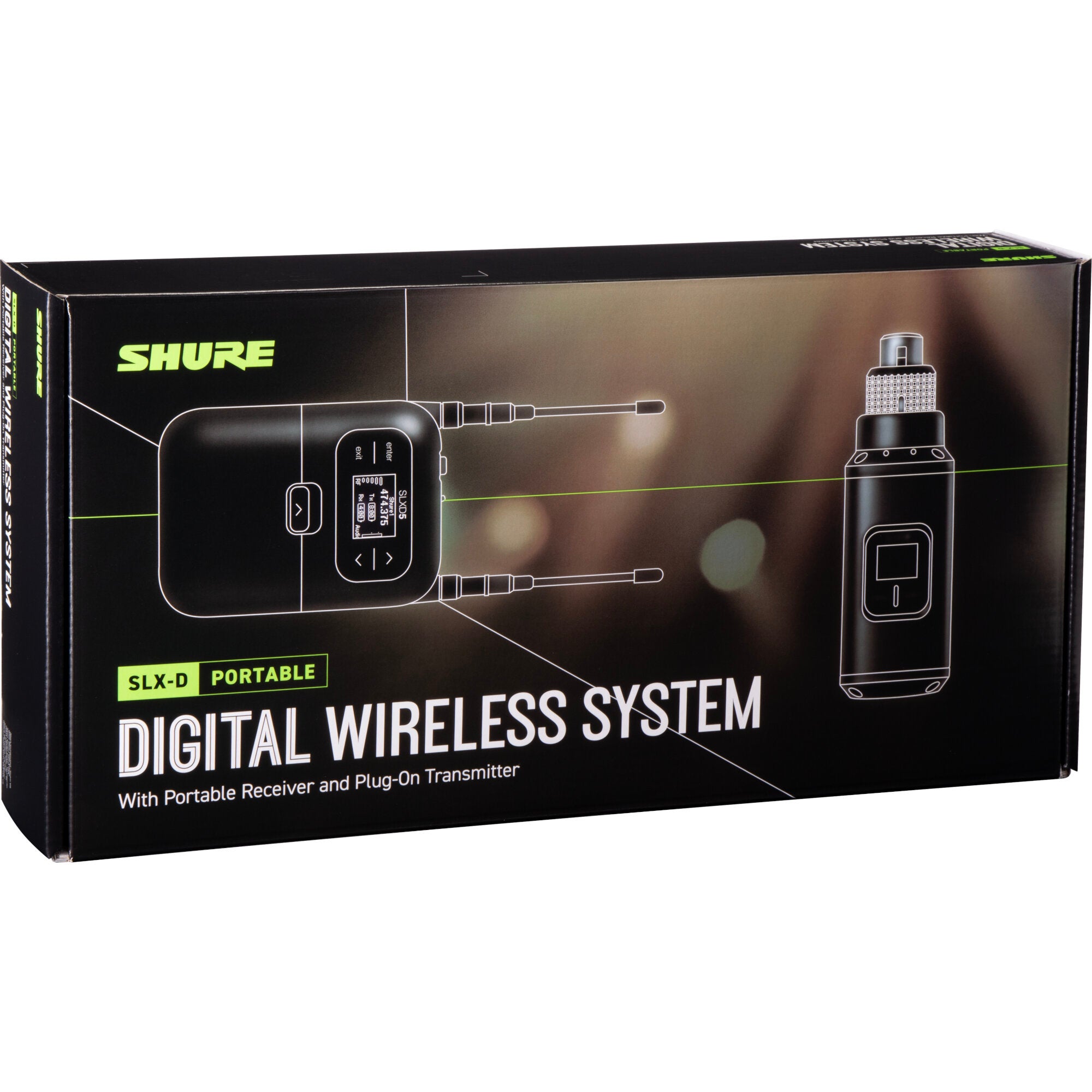 Shure SLXD35 mobiel draadloos systeem H56 (518-562 MHz)