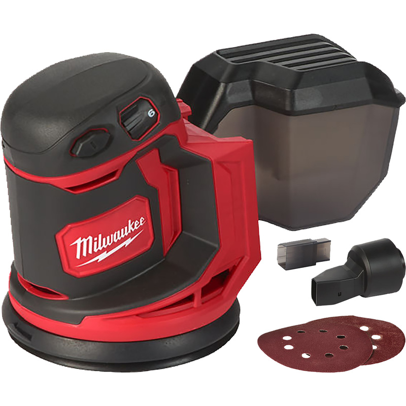 Milwaukee M18 BOS125-0 accu excentrische schuurmachine (body) 18V Li-ion