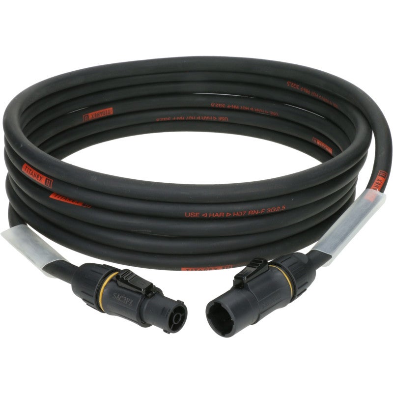 Klotz PT2-SFM0030 stroomkabel 2.5 mm² PowerTwist TR1 M/F 3m