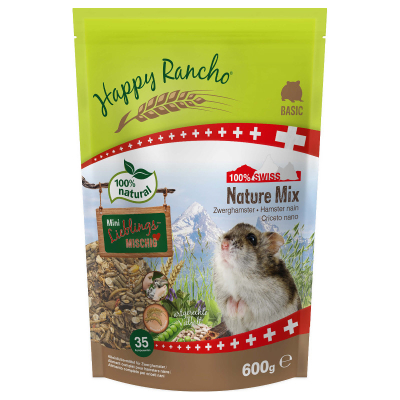 Happy Rancho Swiss Nature Mix Zwerghamster 600g