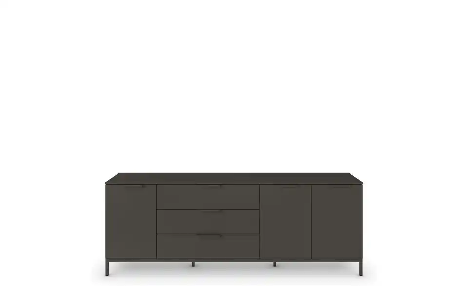 Sideboard Graphit Graphit Front: Dekor, Oberboden: Dekor Graphit