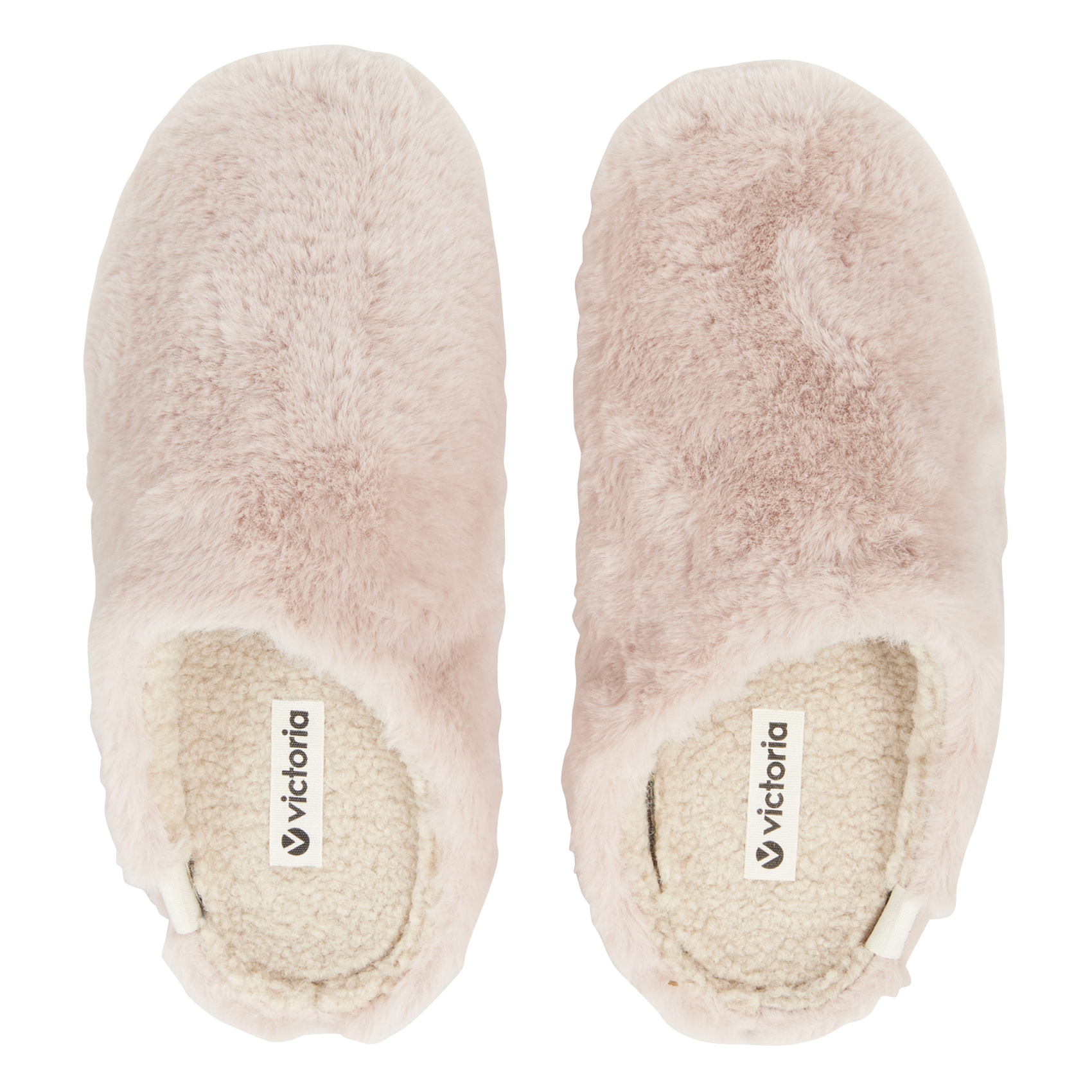 NORTE PELO - Pantoufles aspect fourrure | Beige