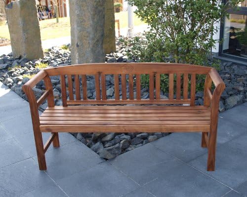 DEGAMO Landhausbank Gartenbank Rosario aus Akazienholz geölt, 3-sitzig 157cm, FSC®-Zertifiziert