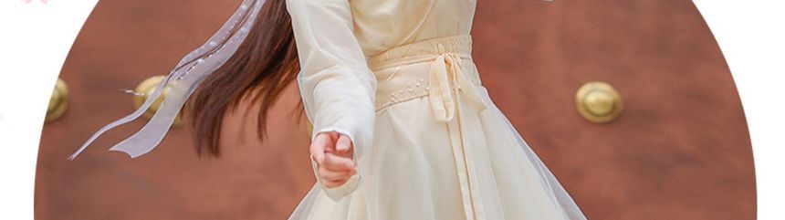 Francoix - Hanfu-kostuumset met klokmouwen en borduurwerk