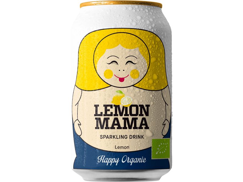 Drink Mamas Bio Mama Limonade Lemon 0.33 l Niedriger Zuckergehalt und wenige Kalorien