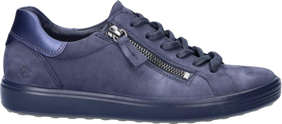 ECCO -art-490553 61332 -dames-blauw-nubuck-sneaker