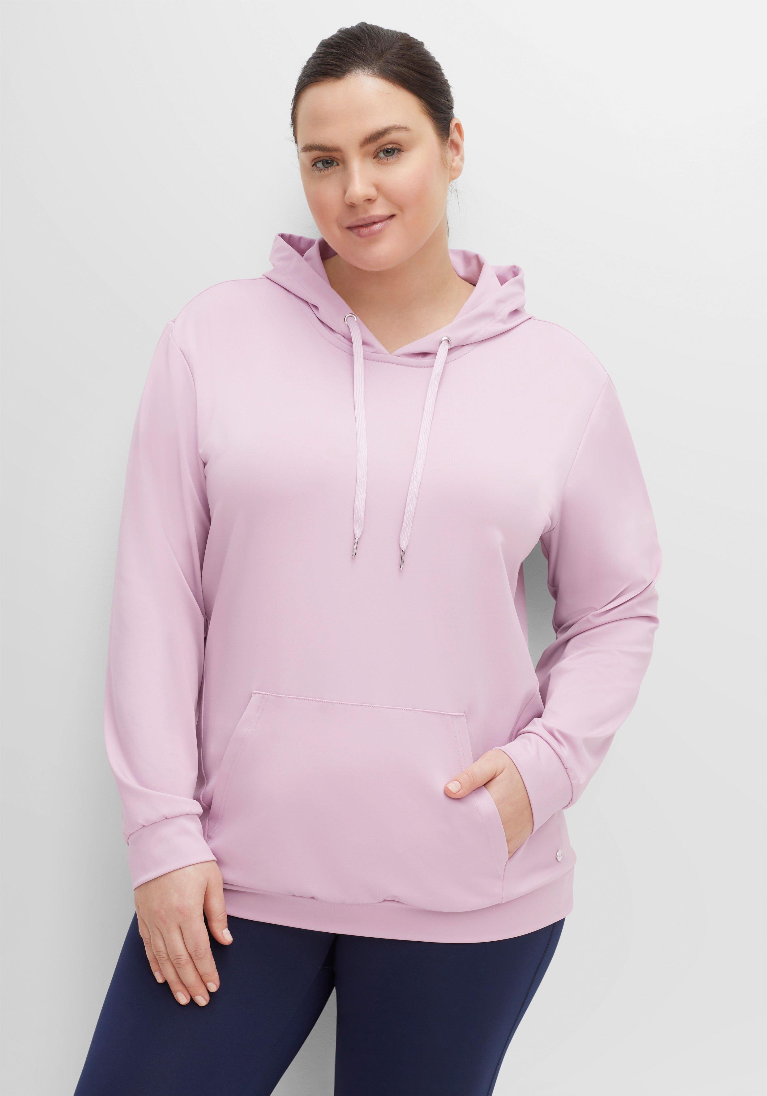Funktionssweatshirt mit Kapuze und Kängurutasche