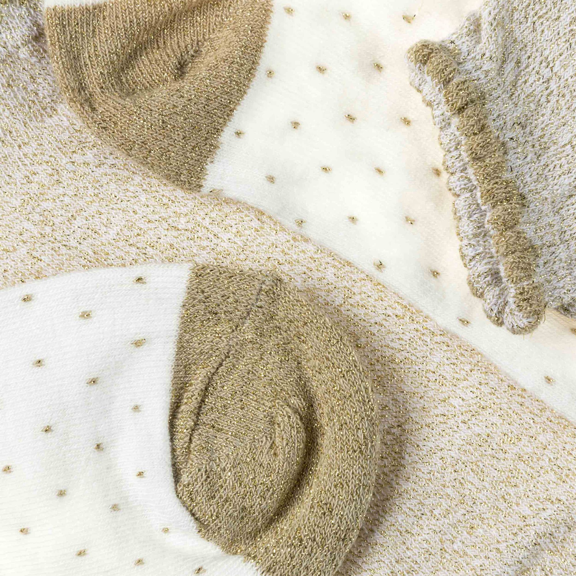 Chaussettes Femme or